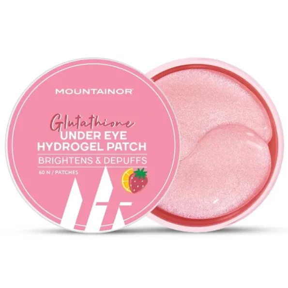 MOUNTAINOR Glutathione Under Eye Hydrogel Patches, 60 Patches available on Herbkart