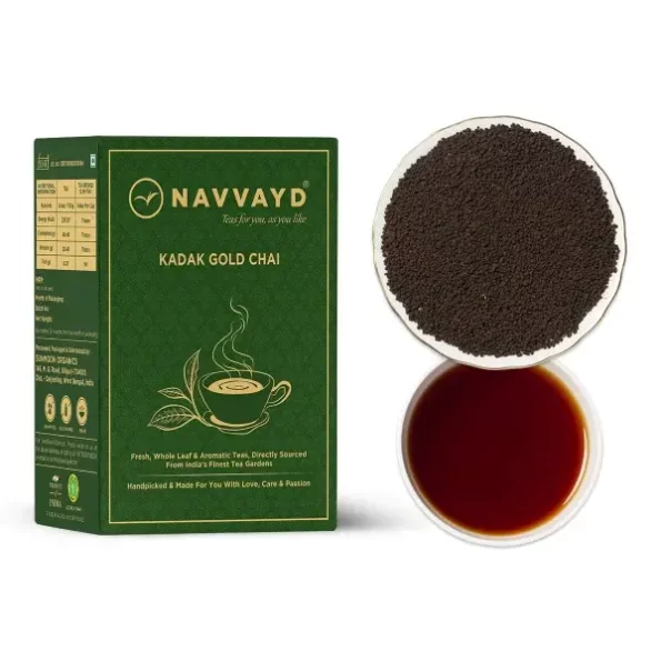 Navvayd Kadak Gold Chai, Original Assam Strong CTC Chai, Premium Blend, (100 Gm, 50 Cups), Herbkart8t771yDqSeKiNL.webp, Herbkart8t771yDqSeKiNL