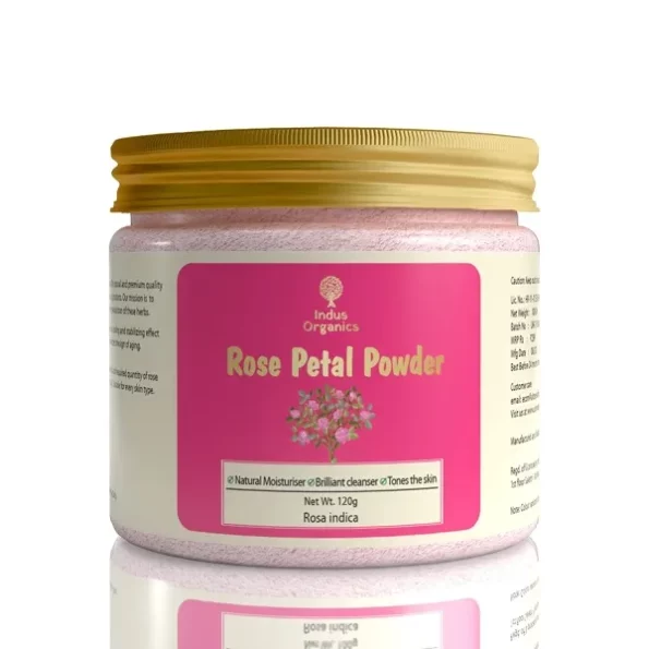 Indus Organics Rose Petal Powder 120 gm, Herbkart8t761lH20qIrXyL.webp, Herbkart8t761lH20qIrXyL