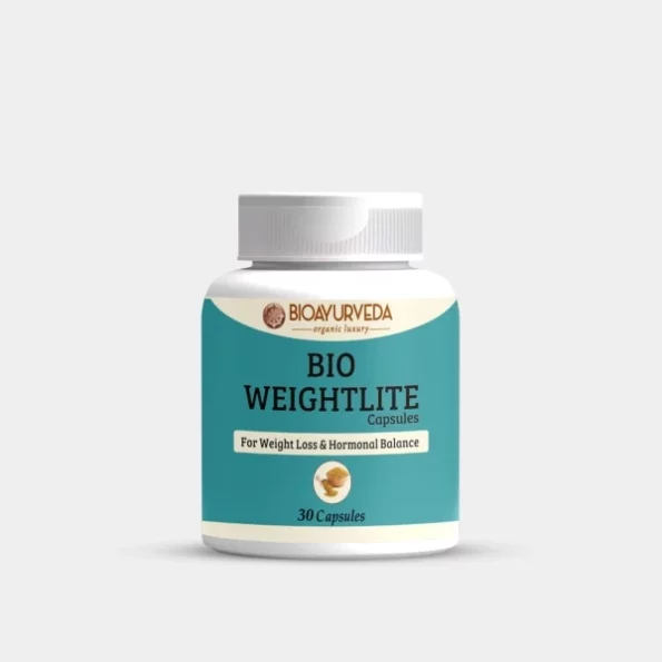 BIOAYURVEDA Bio Weightlite Hepls Weight Loss and Hormonal Balance 30 Capsules available on Herbkart