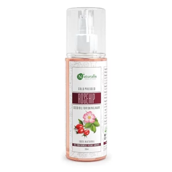 Naturalis Essence Of Nature Cold Pressed Rosehip Carrier Oil For Skin Lightening, Pigmentation, Stretch Marks, Acne Scars, Wrinkles, Aging, 200 Ml, Herbkart8t741FcyH3p6WL.webp, Herbkart8t741FcyH3p6WL