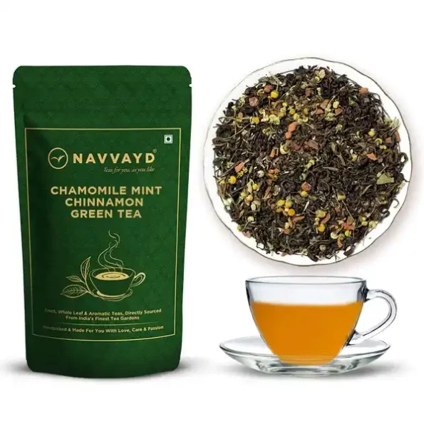 Navvayd Chamomile Mint Cinnamon Green Tea (50 Gm, 25 Cups), Herbkart8t7717jT9M0HnL.webp, Herbkart8t7717jT9M0HnL