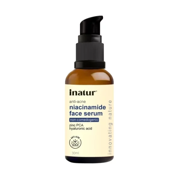 inatur Niacinamide Serum for Face with Hyaluronic for Acne-Prone Skin (30 ml) available on Herbkart