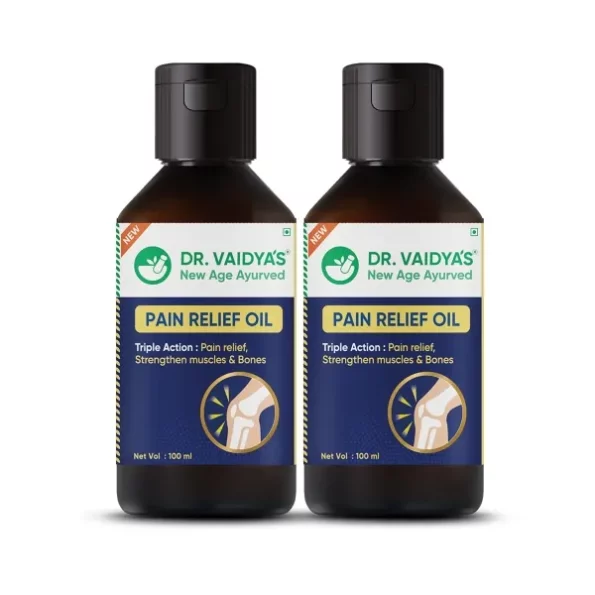 Dr. Vaidya's Pain Relief Oil | Ayurvedic | For Knee Pain, Joint & Muscle Pain Relief| (100ml Each) Pack of 1, Herbkart8t771v9BCS3CXL.webp, Herbkart8t771v9BCS3CXL