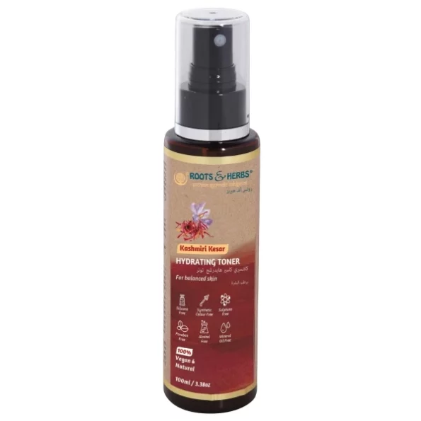 ROOTS AND HERBSn Hydrating Kashmiri Kesar Toner - 100 ml, Herbkart8t761W0YpLIBfL.webp, Herbkart8t761W0YpLIBfL