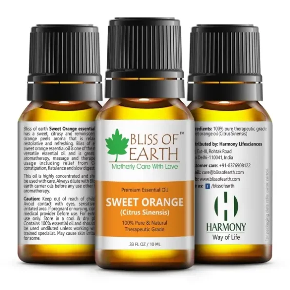 Bliss Of Earth 100% Pure Sweet Orange Essential Oil 10 Ml, Herbkart8t781CfCt20YoCL.webp, Herbkart8t781CfCt20YoCL