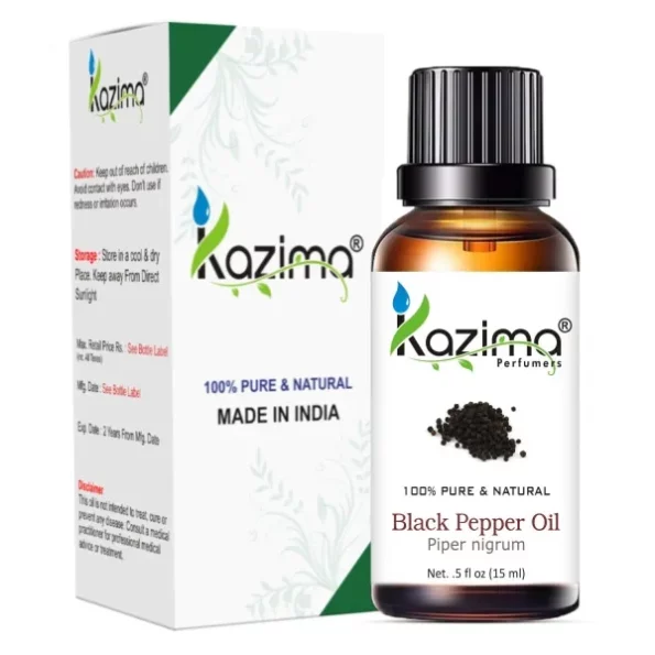 KAZIMA Black Pepper Essential Oil (15ML) available on Herbkart