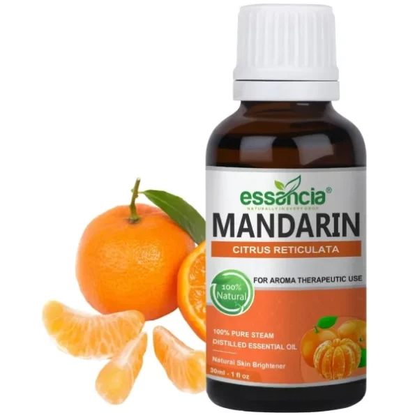 Essancia Mandarin Essential Oil for Relaxation & Skin Rejuvenation - 100% Pure, Natural, Undiluted Therapeutic Grade (30ml), Herbkart8t76141WODzUCL.webp, Herbkart8t76141WODzUCL