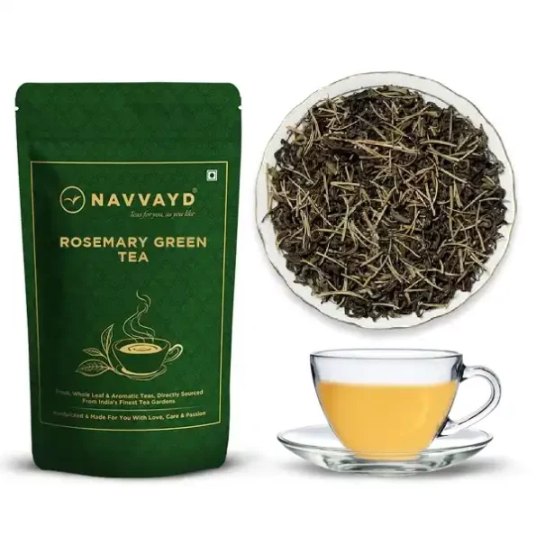 Navvayd Rosemary Green Tea, For Improving Digestion, Loose Leaf (50 Gm), Herbkart8t771HxfeQH9hL.webp,