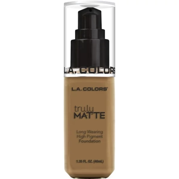 L.A. Colors Truly Matte Liquid Foundation, Warm Caramel, 40ml, Herbkart8t761FXXcOkiNL.webp, Herbkart8t761FXXcOkiNL