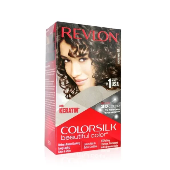 Revlon Color Silk Hair Color with Keratin, Dark Brown 3N (40 ML+40 ML +11.8 ML), Herbkart8t771aHgWj2DuL.webp, Herbkart8t771aHgWj2DuL