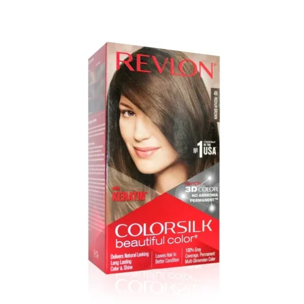 Revlon Colorsilk Permanent Hair Color with Keratin, 40ml + 40ml + 11.8ml - Medium Brown 4N, Herbkart8t761QMoVnzfFL.webp, Herbkart8t761QMoVnzfFL