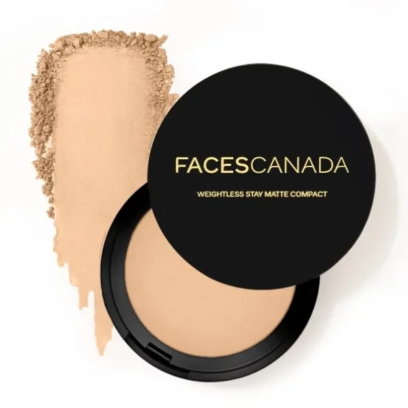 FACESCANADA Weightless Stay Matte Finish Compact Powder - Sand, 9 G|Non Oily Matte Look|Evens Out Complexion|Hides Imperfections|Blends Effortlessly|Pressed Powder For All Skin Types - Sand 04, Herbkart8t761XF-BJWbHL.webp, Herbkart8t761XF BJWbHL
