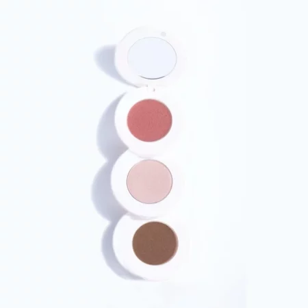 Gush 3 in 1 multi-use Face Palette | Cream Blush, Contour and Highlighter | Pocket-sized twist & Stack Palette | Easily blendable, Non sticky, Buttery & Buildable | Contains Avocado oil and Shea butter for a Dewy Finish | Free from Sulfates and fragrance (Day In & Day Out, 6.9 g)