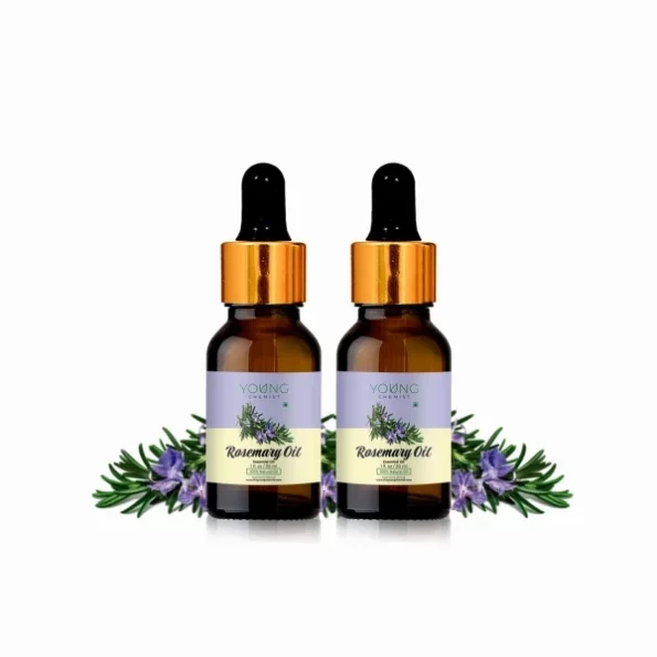 Young Chemist Rosemary Essential Oil - 60ml | 100% Natural, Therapeutic Grade for Enhanced Focus, Scalp Health & Stress Reduction | Perfect for Massage, Hair Care & Relaxation, Herbkart8t761sE2TBci4L.webp, Herbkart8t761sE2TBci4L