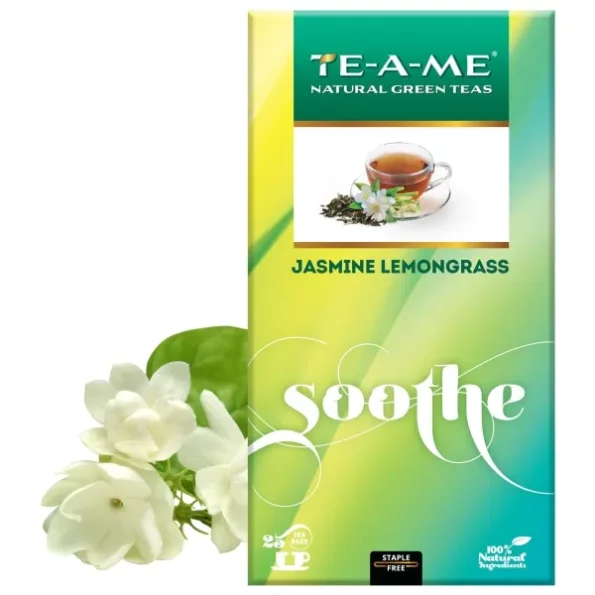 TE-A-ME Green Tea Bags 25 pcs - Jasmine Lemongras, Herbkart8t771H820YgNz9L.webp, Herbkart8t771H820YgNz9L