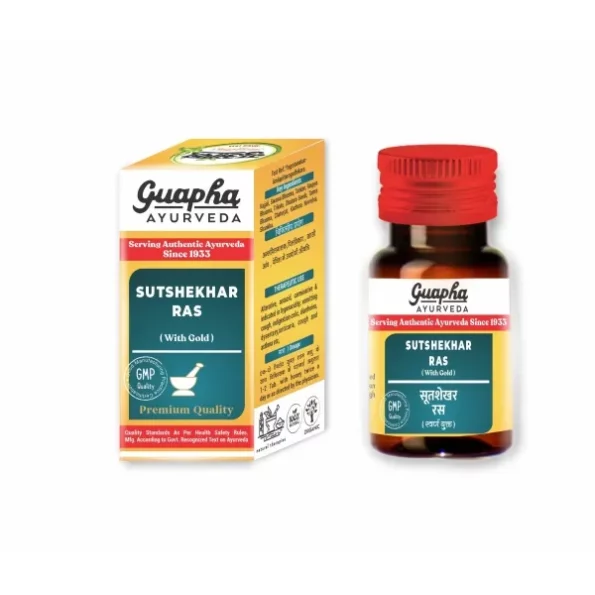 Guapha Ayurveda Sutshekhar Ras (With Gold) , 30 Tablets, Herbkart8t771Kg6fmJQqL.webp, Herbkart8t771Kg6fmJQqL