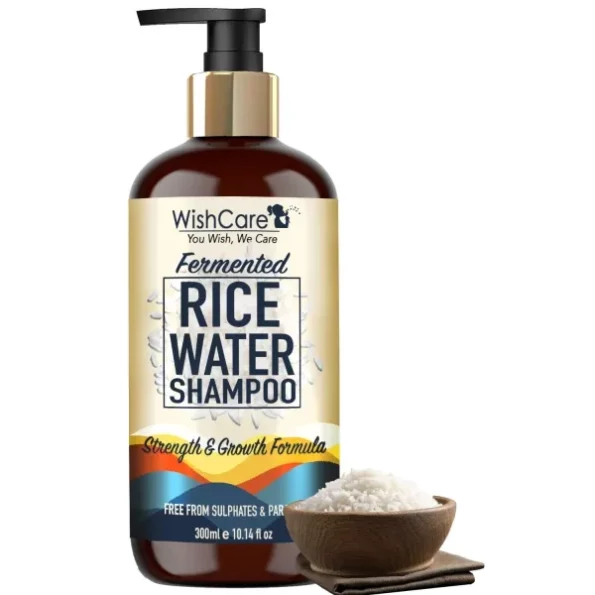 WishCare Fermented Rice Water Shampoo - 300 Ml available on Herbkart