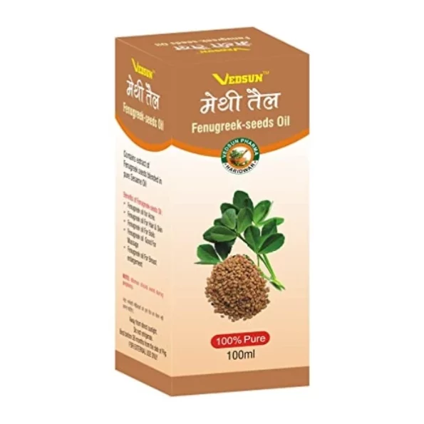 Vedsun Fenugreek Methi Oil 50Ml, Herbkart8t7410Gda3U1HL.webp, Herbkart8t7410Gda3U1HL