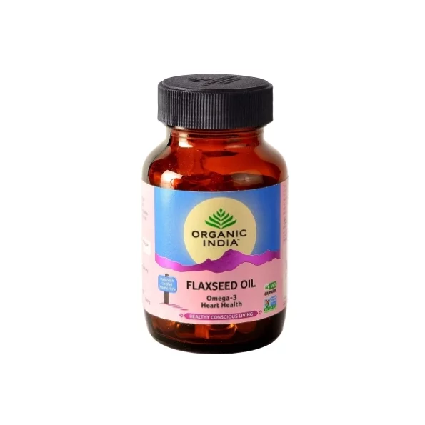 ORGANIC INDIA Flax Seed Oil 60 Veg Capsules, Herbkart8t781eI15U6ShL.webp, Herbkart8t781eI15U6ShL