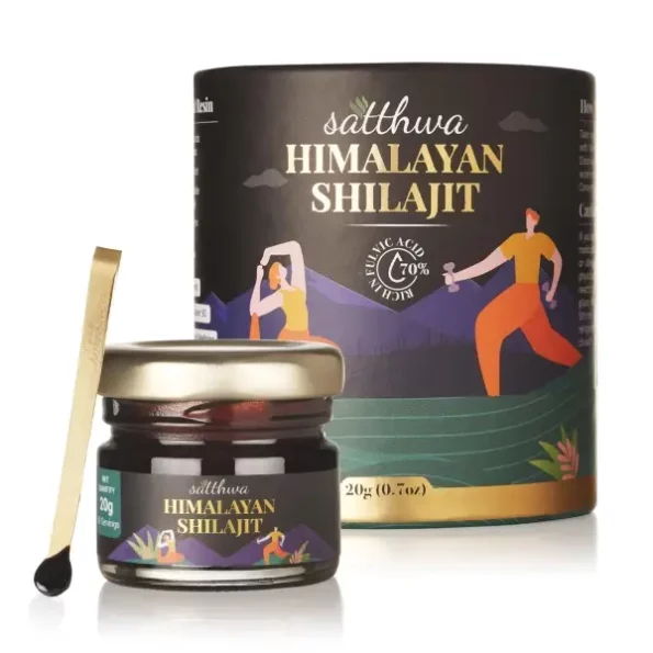 Satthwa Pure Himalayan Shilajit Resin High Potency - 20g, Herbkart8t781D1HTV3mIL.webp, Herbkart8t781D1HTV3mIL