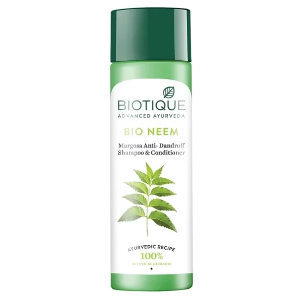 Biotique Fresh Neem Anti Dandruff Shampoo and Conditioner | Controls Dandruff | Eliminates Dryness, Flaking, and Itching | Hair Looks Fresh and Lustrous |Suitable for All Skin Types | 120ml, Herbkart8t751lbenfiCtL.webp, Herbkart8t751lbenfiCtL