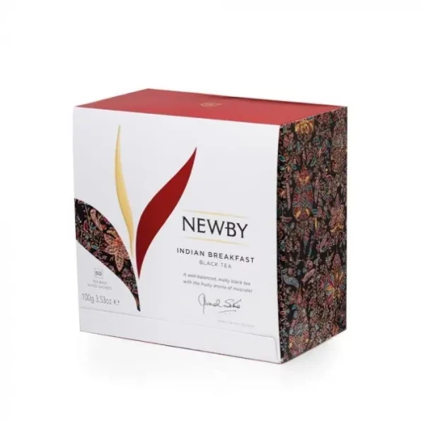 Newby Indian Breakfast Tea Bags 50 Counts Premium Black Tea 100 gm, Herbkart8t751U36QxKRwL.webp,