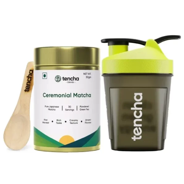 Tencha Ceremonial Matcha + Shaker, Pure Japanese Matcha Green Tea Powder, 30gm, Herbkart8t751EbT20eaRZL.webp, Herbkart8t751EbT20eaRZL