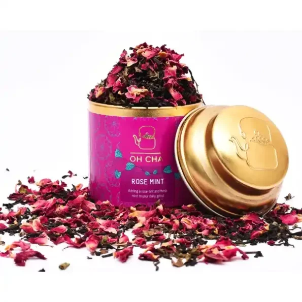 OH CHA - Rose Tea with Mint, Herbal Tea for Weight Loss, 35gms, Herbkart8t7817f7OVRxHL.webp,