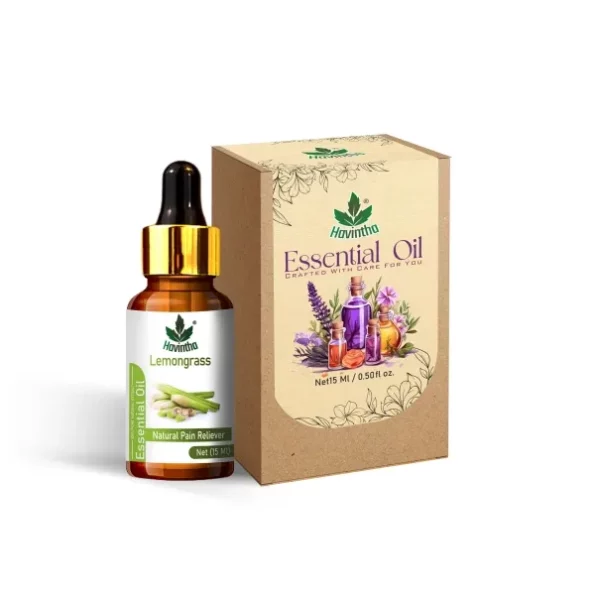 Havintha Lemongrass Essential Oil - 15 ml available on Herbkart