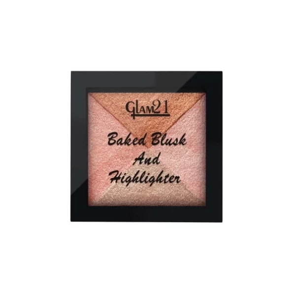 Glam21 Baked Blush & Highlighter, 7gm - 01, Herbkart8t761W34zFI-4L.webp, Herbkart8t761W34zFI 4L