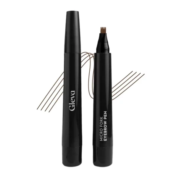 Gleva Eyebrow Pen with a 4 Micro-Fork Tip Applicator Creates Flawless Natural Looking Brows, Based on Clear Eyebrow Microblading Pen Waterproof, Long-Lasting, Sweat Resistant (Dark Brown), Herbkart8t751D41KoNFRL.webp, Herbkart8t751D41KoNFRL