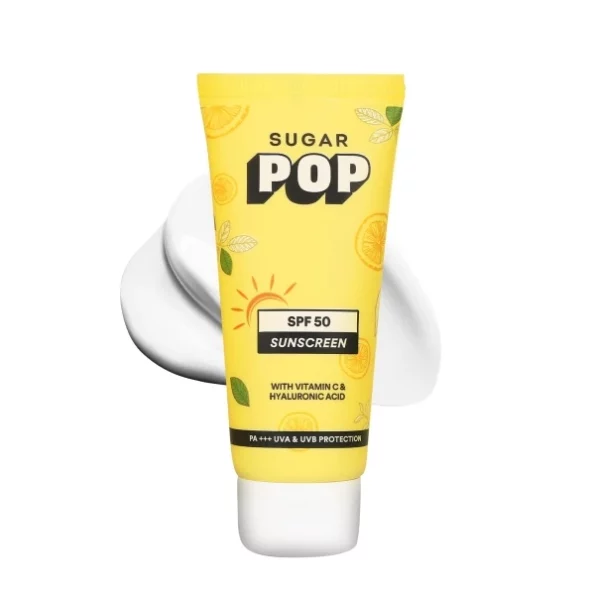 SUGAR POP SPF 50 Sunscreen with Vitamin C and Hyaluronic Acid - 50 gms, Herbkart8t761xfxRspjvL.webp,