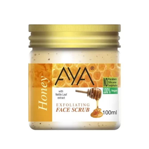 AYA Honey Exfoliating Face Scrub, 100 ml, Herbkart8t7717BKurbIaL.webp, Herbkart8t7717BKurbIaL