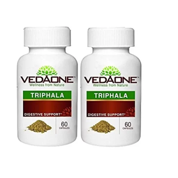 Vedaone Triphala 450mg - 60 Capsules For Digestive Support available on Herbkart