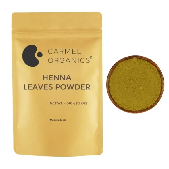 CARMEL ORGANICS Henna Leaves Powder (340 Grams), Herbkart8t771KEk1YDn5L.webp, Herbkart8t771KEk1YDn5L