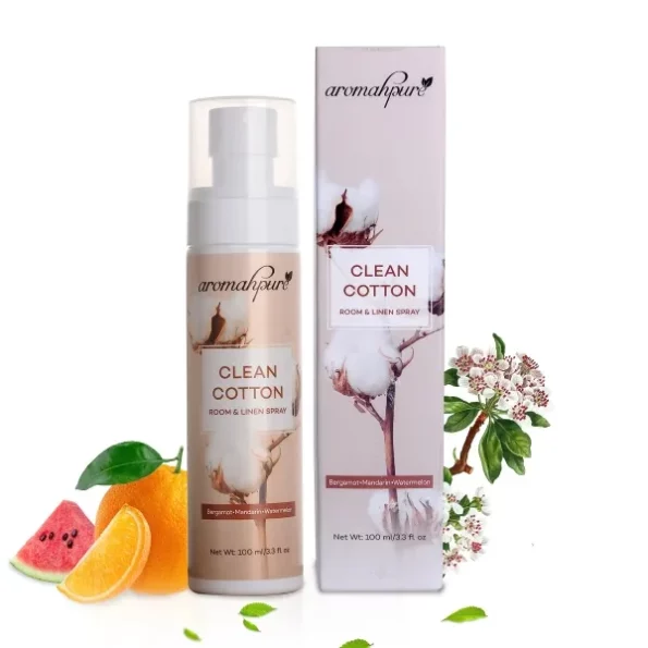 Aromahpure Room & Linen Spray, 100 ml, Clean Cotton - Bergamot, Mandarin, Watermelon, Herbkart8t7819Uvn09vUL.webp, Herbkart8t7819Uvn09vUL