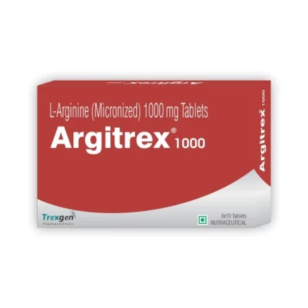 Trexgen Argitrex L-Arginine Micronized 1000 Mg Nitric Oxide Booster (30 Tablets)