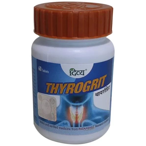 Patanjali's Divya Thyrogrit 60 Tablets available on Herbkart