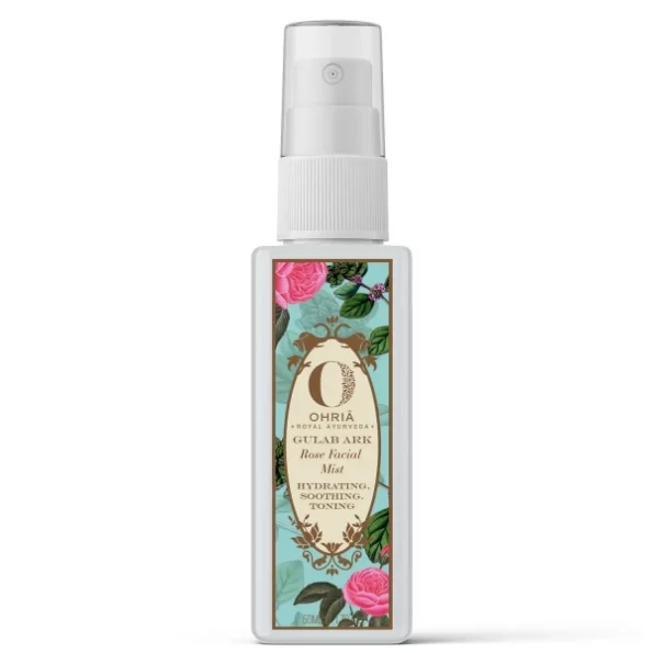 Ohria Ayurveda Gulab Ark Rose Facial Mist, Hydrating, Soothing & Toning - 50ml, Herbkart8t7618BTcKxeNL.webp,