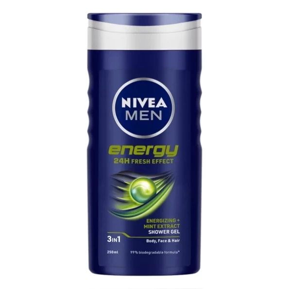 Nivea Men Body Wash, Energy With Mint Extracts, Shower Gel, 250ml, Herbkart8t751TR3YrfzML.webp, Herbkart8t751TR3YrfzML