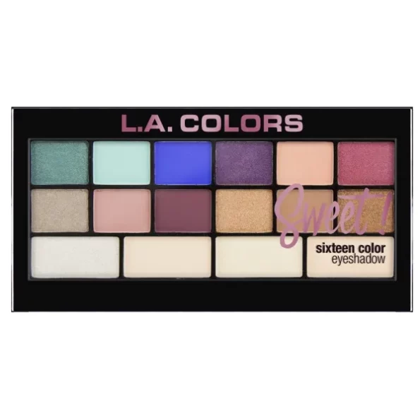 L.A. COLORS Sweet 16 Color Eyeshadow Palette Shimmery Finish, Playful, 20g (Multicolor), Herbkart8t781EYHzbxdGL.webp,