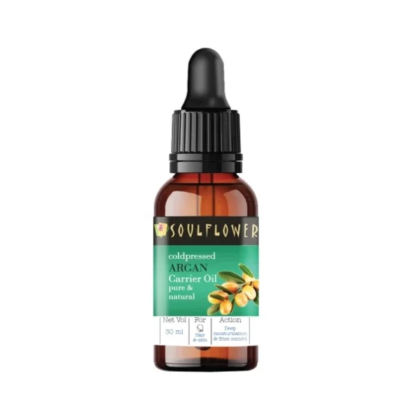 Soulflower Moroccan Argan Oil, 30ml available on Herbkart