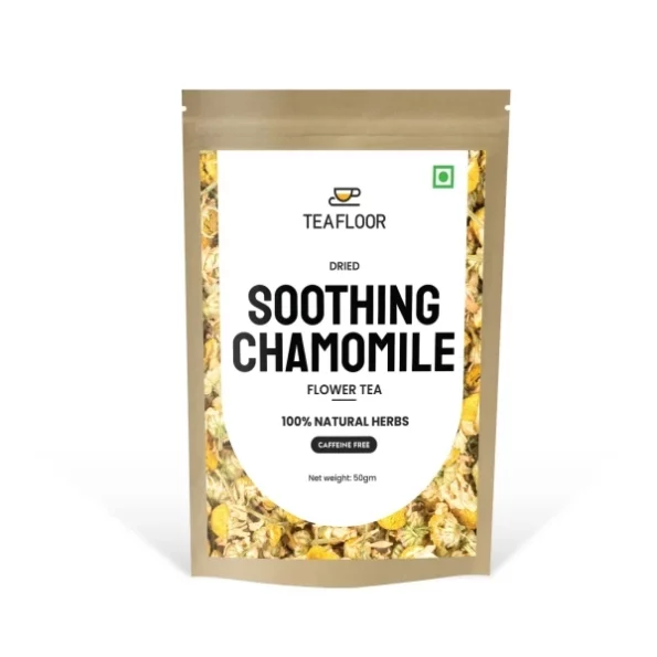 TEAFLOOR Dried Sootheing Chamomile Flower Tea, Net weight 50g, Herbkart8t761TOhnAcucL.webp, Herbkart8t761TOhnAcucL