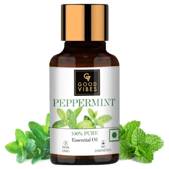 Good Vibes 100% Pure Peppermint Essential Oil, 10 ml, Herbkart8t771kedFQ1ICL.webp, Herbkart8t771kedFQ1ICL