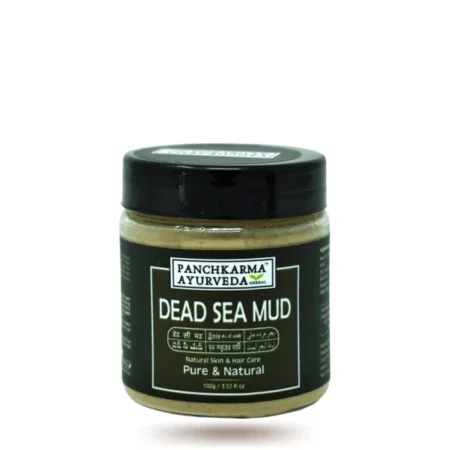 Panchkarma Ayurveda Herbal & Natural Dead Sea Mud Powder For Fairness Sun-Tan Acne-Spot Face Pack & Hair Hair Pack (100g)