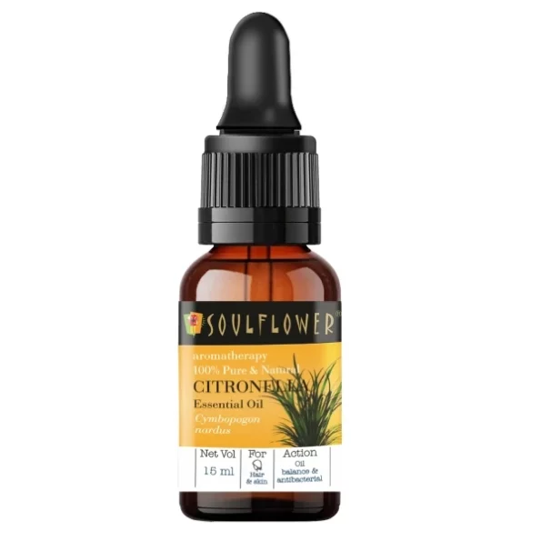 Soulflower Citronella Essential Oil, 15ml, Herbkart8t7713ukWOys4L.webp, Herbkart8t7713ukWOys4L