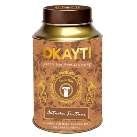 Okayti Autumn Fortune Tea | Best Organic Single Estate (Pack of 1)| Darjeeling Autumn Tea | Freshly Packed Autumn Flush Tea - 100 Gms
