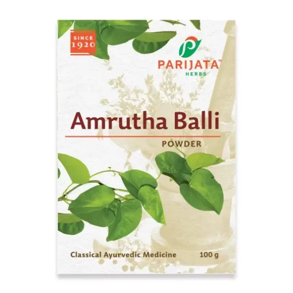 Parijata Herbs Guduchi powder/Giloy powder/Amrutha Balli Powder - 100g available on Herbkart