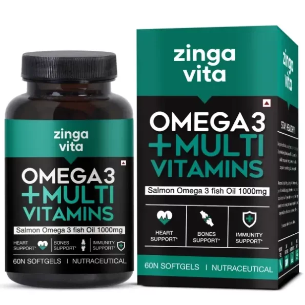 Zingavita Omega 3 Fish Oil Capsule with Multivitamin, 60 Softgels, Herbkart8t771uyZePh2FL.webp, Herbkart8t771uyZePh2FL